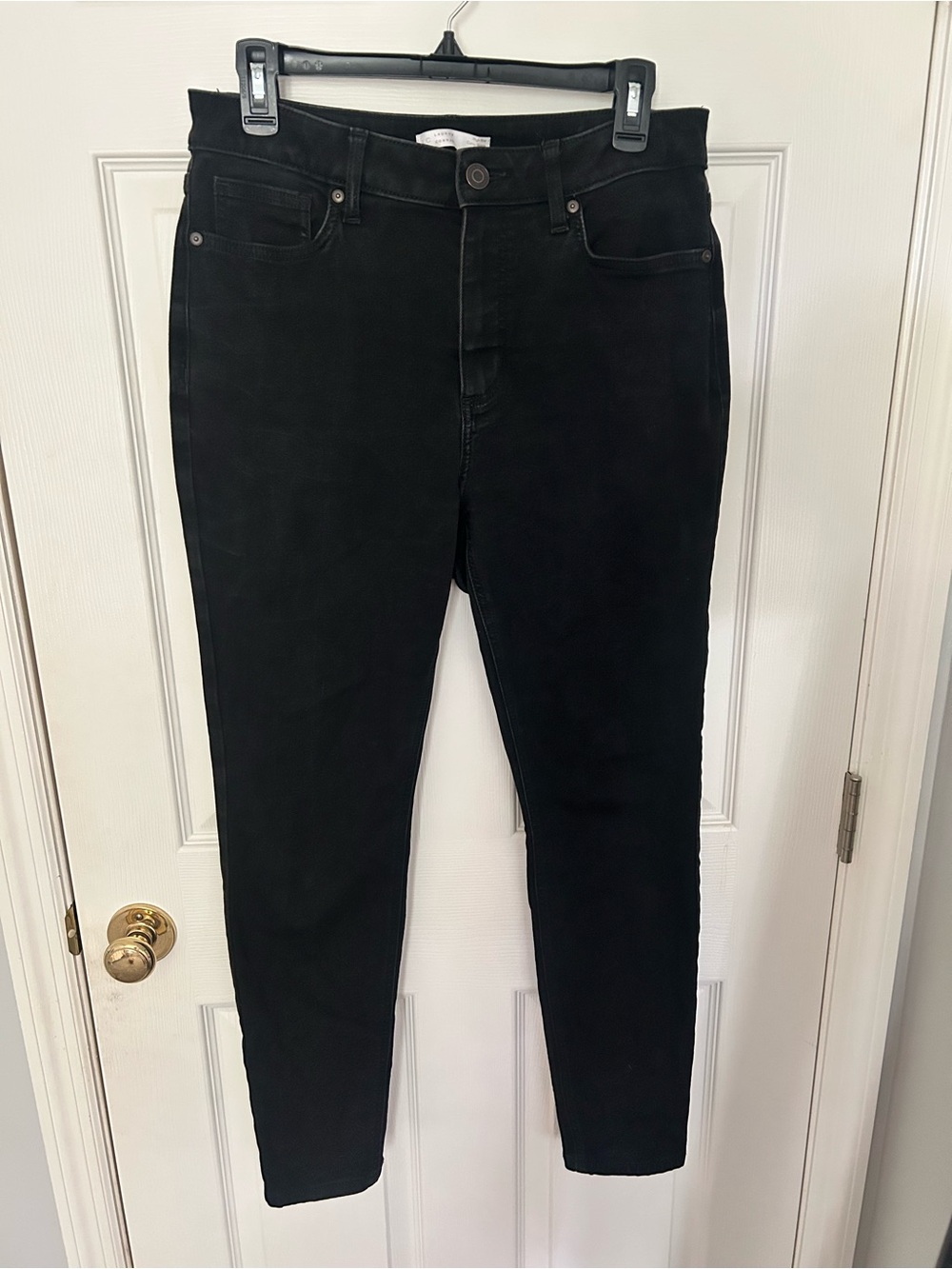 Women’s, Lauren Conrad, Black High Rise Curvy Skinny Jeans Size 10